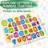 QUOKKA Wooden Puzzles for Toddlers 3-5, Alphabet Toddler Puzzles, Educational Toys for Boys and Girls