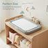 3-Pack 100% Spirich Reversible Changing Pad Liners, Waterproof & Wipeable Diaper Changing Mat, Thick Terry & Cotton