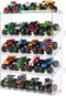 Assembly Monster Trucks Display Case Holding for 20 Monster Trucks Acrylic Storage
