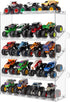 Assembly Monster Trucks Display Case Holding for 20 Monster Trucks Acrylic Storage
