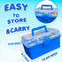 YITOHOP -1000+ 4+ Arts and Crafts Supplies for Kids pcs Art Craft kit in Carrying Travel Box for Toddlers Ages DIY