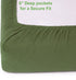Boys-2 Pack 24"x 38" Muslin Mini Crib Sheets for Girls & Soft Baby Mattress Sheets Fitted-No Slip Neutral Toddler