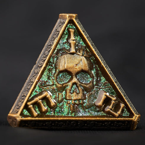 DND Metal Dice Set - Polyhedral D&D Dice with Gift Box for Dungeons and Dragons RPG Table Games