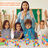 Aubrogo 30pcs Rainbow Party Favors , Bulk Wacky Track Fidgets Toys Snap and Click ,Goodie Bag ,Prizes,Back to School