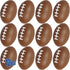 Mini Foam Footballs - 12 Pcs Pack, 3.25” Inch Party Favor Balls for Kids