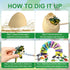 EARTH'SCODE Dinosaur Eggs, 12 Pcs Excavation Dig Kit, Dinosaur Toys for Kids, Party Gifts for Ages 6-12