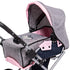 Convertible Doll Stroller with Handbag - Adjustable Handle & Foldable Design