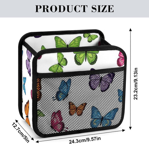 PPIKTC Spacious Hanging Auto Seat Organizer with Ventilated Mesh Pockets for Wet Wipes and Baby Supplies, Beautiful