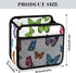 PPIKTC Spacious Hanging Auto Seat Organizer with Ventilated Mesh Pockets for Wet Wipes and Baby Supplies, Beautiful