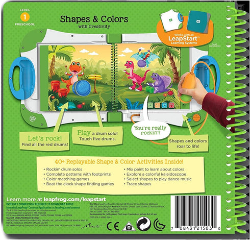 LeapFrog LeapStart Preschool Activity Book - Shapes, Colors, and Creativity