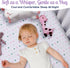 3 Pack GROW WILD Crib Sheets - Soft & Stretchy Jersey Cotton Fitted Baby Crib Sheets for Girls, Cute Toddler Bed Sheets