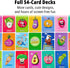 Pack, 6 Upgraded Kids Card Games Decks, Go Fish, Old Maid, Crazy Eights, Memory Match, Slap Jack, War, Playing Cards