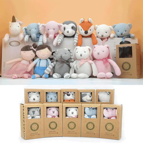 13.7" FLUFFYFUN Baby Doll Soft Ballerina Doll Plush (Girl)