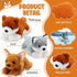 Skylety 3 Pcs 7.87 Inches Dog Stuffed Animal Plush, Soft Plush Dog Pillow Toy Fluffy Puppy Set for Christmas