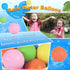 98K Reusable Water Balloons, 12Pcs with Mesh Bag, Self Sealing Silicone Ball for Easy Fill Summer Party Supplies