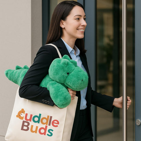 5lbs 20'' Cuddle Buds Weighted Dinosaur Stuffed Animal for Sensory Needs, Plush Dino, Weighted Stuffed Animals