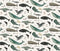 Changing Pad Cover - Whale Song