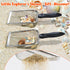 2 2 PCS Beach Mesh Shovel Sand Sifters with PCS Mesh Beach Bag, Shark Tooth Sifter for Shell Collecting, Filter Sand