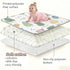 50" 50" Baby Play Mat, x Baby Floor mat, Thick Cushioning Padding Foam Playpen Mat for Babies and Toddlers to Play