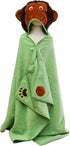 Frenchie Mini Couture 100% 30"x 54" Hooded Towel Monkey Cotton Extra Large One of a Kind Toddler/Child Towel Animal