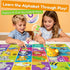 3-5, Apitor Robot Bear Screen-Free Coding Robot for Kids Ages First Coding Toy with Lights, Sounds & Alphabet Map, STEM