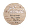 Reece Studio New Baby Birth Announcement Fill-In Photo Prop, Newborn Hospital Wooden