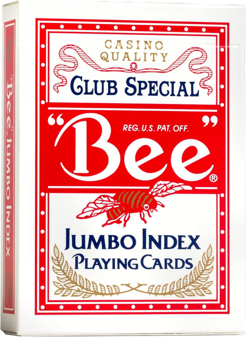 Bee Jumbo Index Playing Cards, Colors May Vary