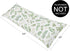 Sweet Jojo Designs Floral Leaf Body Pillow Case Cover (Pillow Not Included) - Green and White Boho Watercolor Botanical