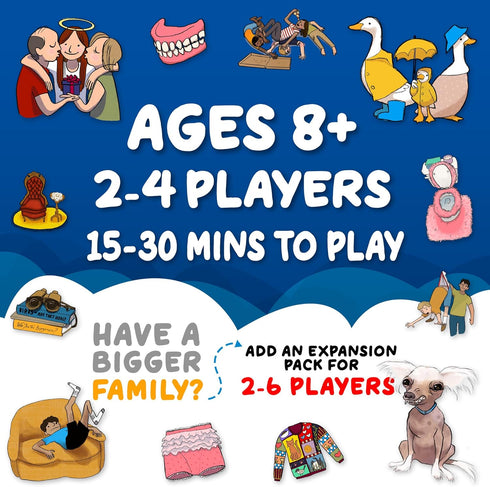A Card Game of Inheritance - Clever Family Game for Adults, Teens, and Kids, 2-4 Players, Strategic Party Play