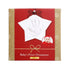 Star Baby's Print Christmas Ornament, White