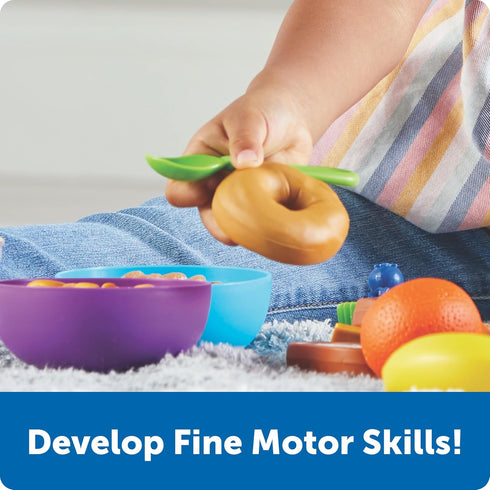Set Set, Learning Resources New Sprouts Munch It! Food - Food Kitchen Accessories, Pretend Toys, Toddler Picnic Table