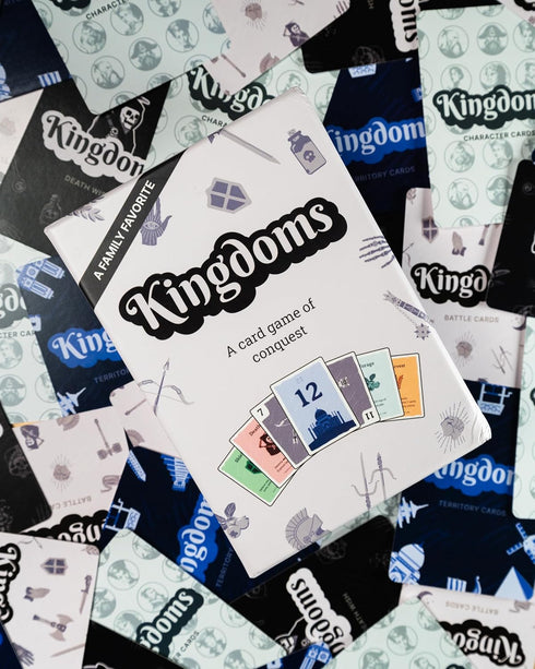 Kingdoms Card Game - Family Strategy Game for 2-8 Players, Ages 8+ | Master Tactics and Outwit Opponents