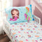 EVERYDAY KIDS Toddler Sheet Set - Fitted Sheet and Pillowcase - Undersea Mermaids Adventure - Soft Microfiber