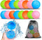 SOPPYCID 16PCS Reusable Water Balloons - Quick Fill Water Balls Toys For Toddler Age 4-8 - Refillable Magnetic