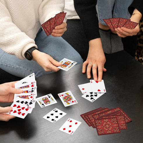 Wkchxd 6 Pack, 6 Playing Cards Decks of Cards, Poker Size Standard Index Deck in Unique Colors, Playing Cards Bulk