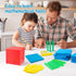 Plastic Base Ten Blocks Set, Maths Manipulatives for 2nd Grade Classrooms, Counting Cubes for Learning Maths