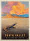 MyPuzzle Death Valley National Park: Chuckwalla Lizard Vintage Poster - Premium 500 Piece Jigsaw Puzzle for Adults