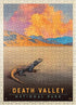 MyPuzzle Death Valley National Park: Chuckwalla Lizard Vintage Poster - Premium 500 Piece Jigsaw Puzzle for Adults