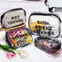 4 Packs Set Oudain Diaper Bag Organizer Pouches Clear PVC Travel Diaper Bag Waterproof Zippered Makeup Bag Dry Wet Bag