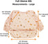 Torange Waterproof Long Sleeve Bib Machine Washable Baby Bibs for Eating Baby Smock Bib for Toddler BLW Supplies