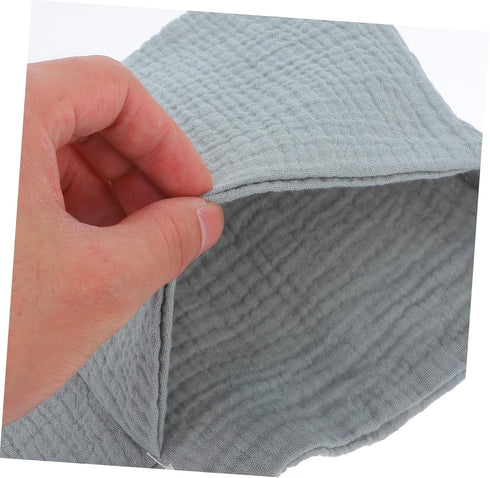 Pure Cotton Storage Bag Double Slot Stroller Organizer for Bottles Diapers Hanging Bag Breastmilk Storage Travel