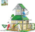 PicassoTiles Ninja Dojo House Theme Playset - 4 Character Action Figures, Magnetic Tiles, Educational Toy for Toddlers