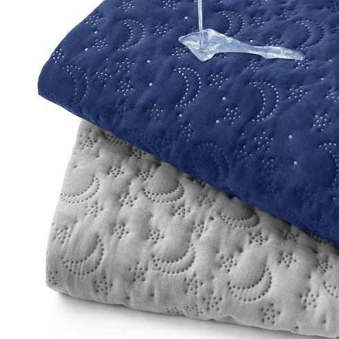 Waterproof Pack and Play Mattress Cover 2 Pack, Soft Quilted Pack and