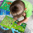 Reusable Sticker Books for Kids, 2 Sets Travel Removable Toddler Sticker Books for 3-5 Year Olds, Educational Learning
