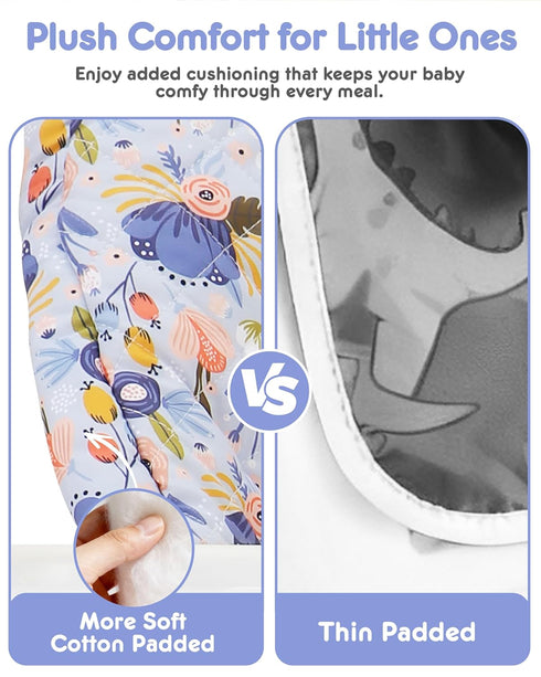 5-Point Baby High Chair Cover Replacement, Reversible & Waterproof High Chair Cushion Pad Home & Restaurant use