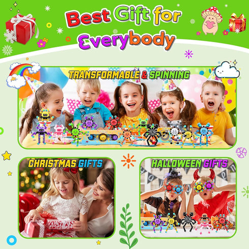 9 3-8-13 Pcs Fidget Spinner Toys for Kids & Adults,Party Favors for Boys Goodie Bags Bulk,Fingertip Gyros Sensory Toy