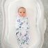 1.0, 3-Pack, 0-3 aden + anais Essentials Easy Swaddle Wrap Quick Change with Bottom Zipper, Snug Cotton Knit Baby Wrap