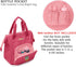 HappyVk- Baby Doll Diaper Bag with Doll Changing Pad- Handbag for girls- Owl Embroidery