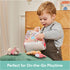 GUND My First Gingerbread House 5-Piece Playset, Soft Collection Sensory Toy for Babies with Rattle and Squeaker, 7.5”