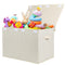 Large Toy Storage Box Chest with Lid, Sturdy Organizer Baskets for Kids, Girls, Boys, Living Room, Nursery, Bedroom,